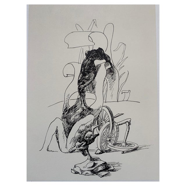 Marcel Jean, Surrealist Composition, 1960s, Lithograph For Sale