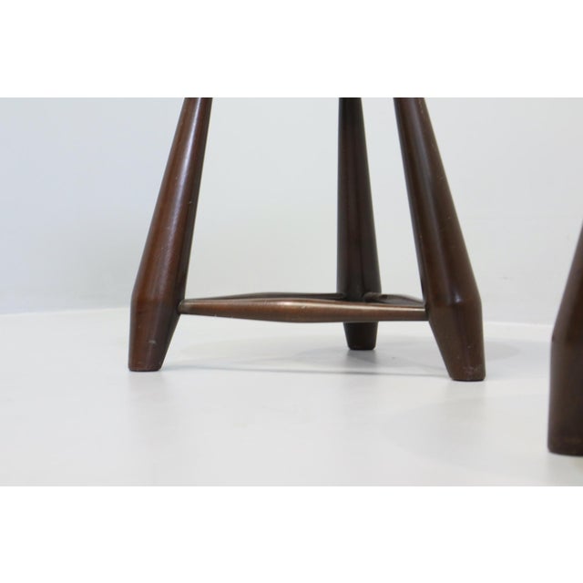 Mocho Stools in Brazilian Walnut by Sergio Rodrigues, 1960s, Set of 2 For Sale - Image 11 of 16