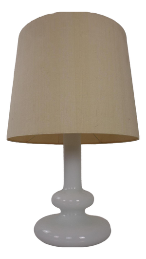 Plaza Opal Glass Table Lamp from Hsin-Lung Lin for Holmegaard Glasværk, Sweden, 1970s