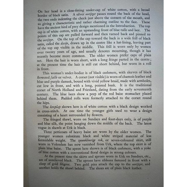 Gratiane de Gardilanne and Elizabeth Whitney Moffatt, Dutch Man and Woman of Urk in Sunday Dress with Broad Hats, 1932, Print For Sale - Image 7 of 10