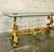 Gold 1990s French Louis XVI Style Coffee Table – Glass Top For Sale - Image 8 of 11