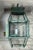 Turquoise Vintage Solid Brass Outdoor Wall Lantern / Wall Sconce 9”w X 9”.5 D X 19”.5 H For Sale - Image 8 of 13
