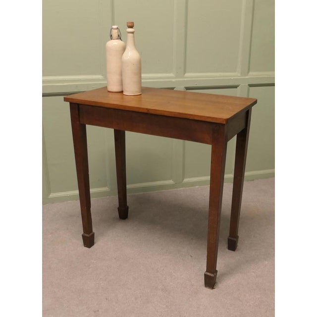 Late 19th Century Arts and Crafts Oak Occasional Side Table, 1890s For Sale - Image 5 of 8