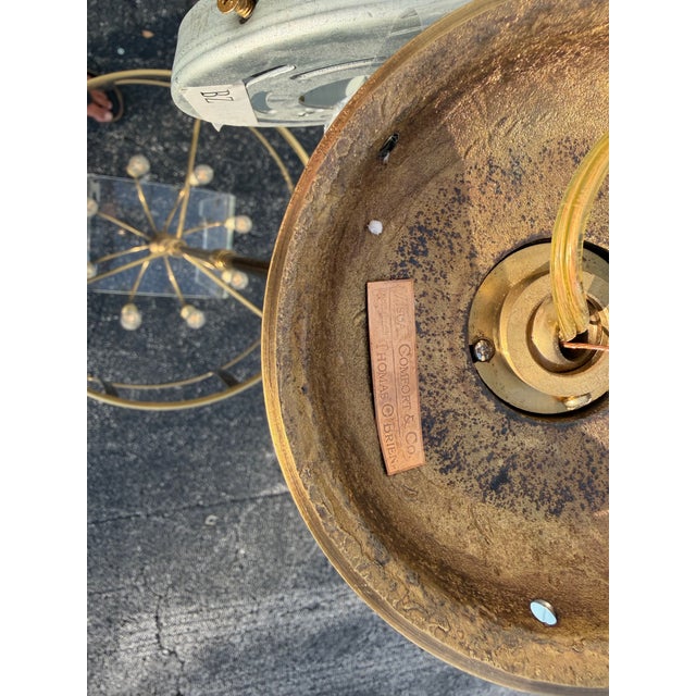 Brass Thomas O’Brien for Visual Comfort Open-Frame Antique Brass 8-Light Chandelier For Sale - Image 8 of 11