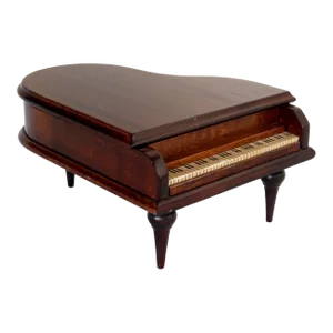 Midcentury Swiss Piano Music Box