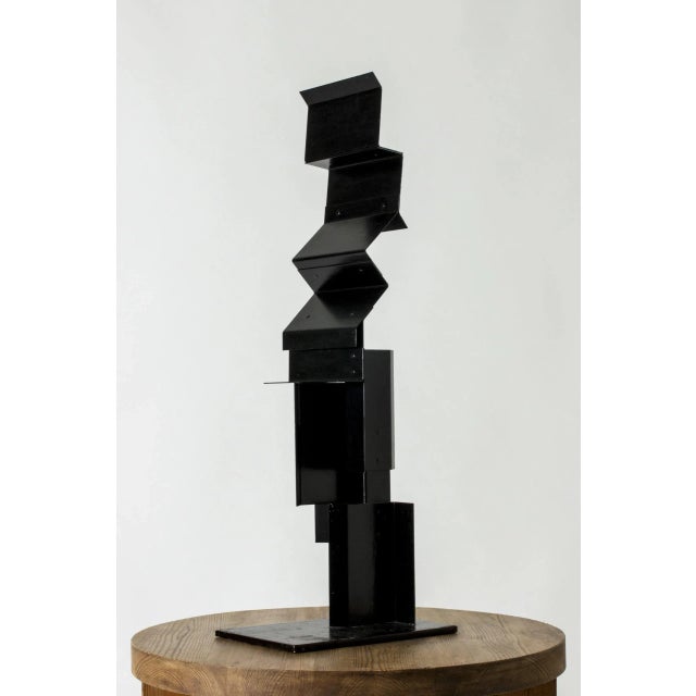 Lars Erik Falk, Sculpture P16, 1969, Lacquered Metal For Sale - Image 4 of 9