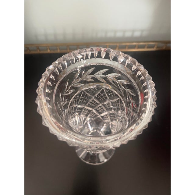 Glass Vintage Waterford Crystal Vase For Sale - Image 7 of 7