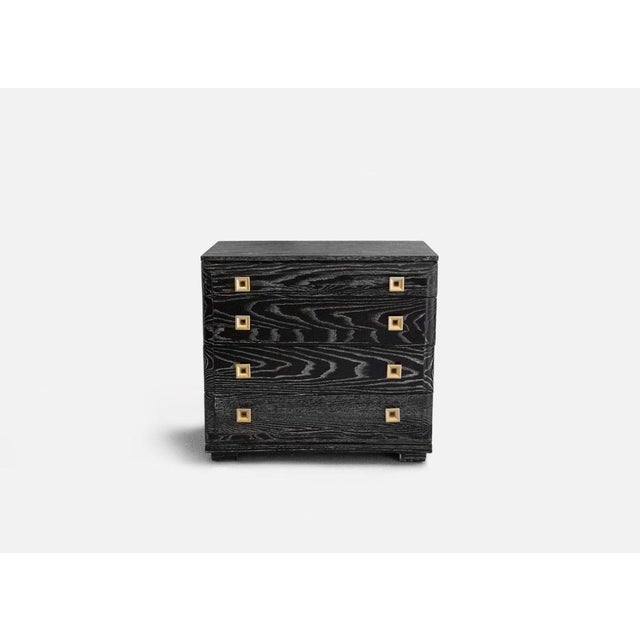 Mid-Century Modern Cerused Bachelor Chests Mid-Century Raymond Loewy for Mengel - A Pair For Sale - Image 3 of 5