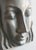 Art Deco 1970s Art Deco Sculptural Female Face Wall Sconce For Sale - Image 3 of 5