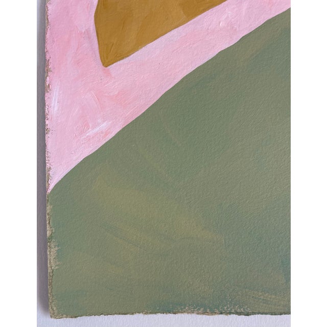 2025 "Ampia" Contemporary Botanical Painting on Cotton Paper by Artist r.k. Red For Sale - Image 4 of 4