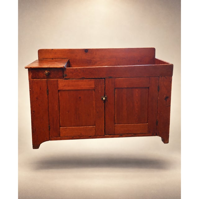 Classic Farmhouse dry sink. The cabinet below provides for convenient storage. Acquired from a longtime homestead on San...
