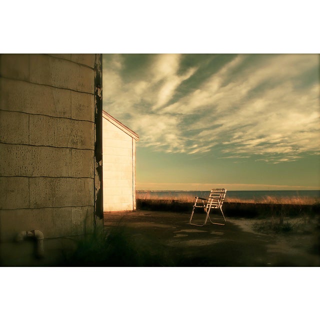 24" Signed Limited Edition Photographic Print by Glenn Daidone / Cape Cod /Seascape /"Summer's So Over" For Sale