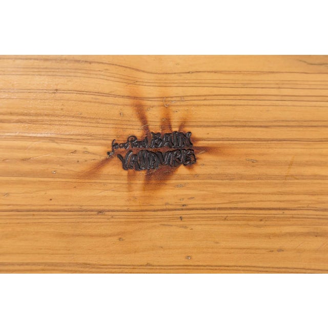 Hand-Carved Olive Wood Bowl, Jean Paul Bain, Vallauris, France, Circa 1970 For Sale - Image 12 of 12