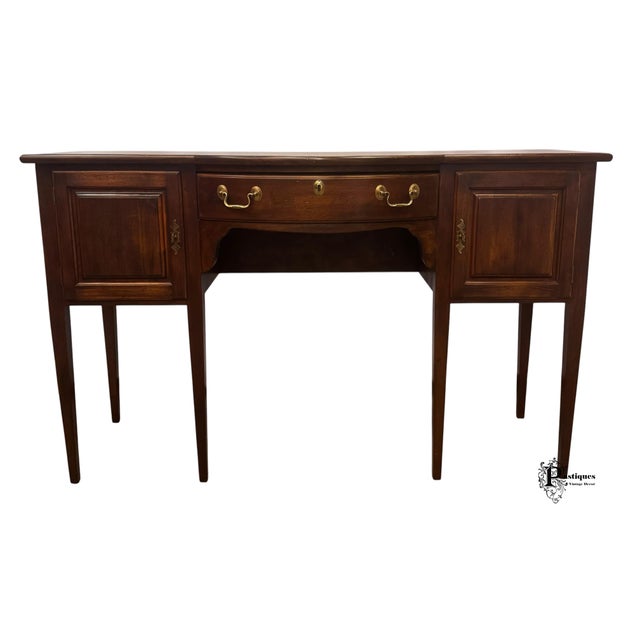 Vintage Chippendale Style Sideboard by Wellington Hall featuring High Quality Mahogany Construction, Two Wooden Cabinet...