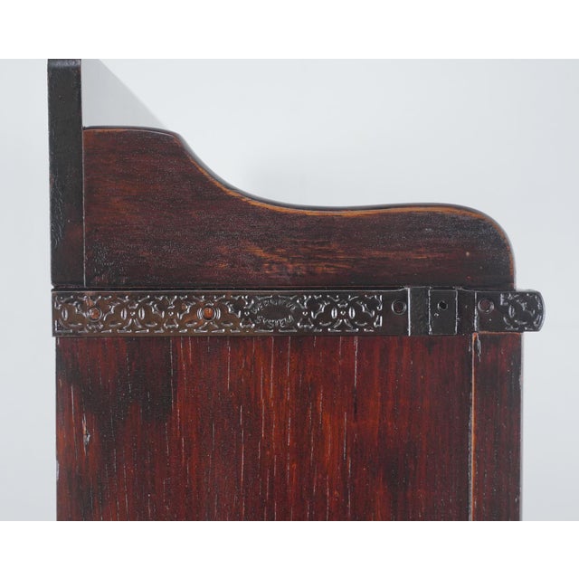 Antique Oak Globe Wernicke Barrister Bookcase For Sale - Image 10 of 15