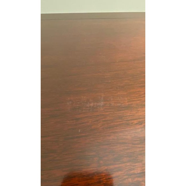 Vintage Kindel Mahogany Queen Anne 3-Drawer Sideboard W/Keys For Sale - Image 17 of 18