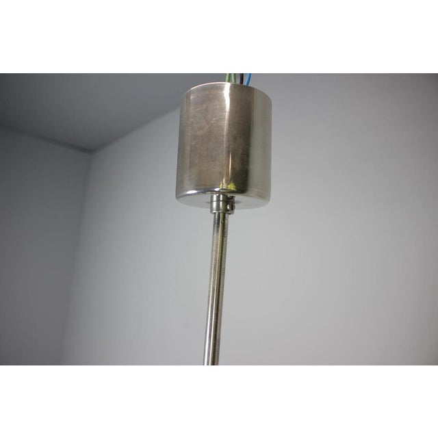 Bubble Glass Chandelier attributed to Kamenický Šenov, Czechoslovakia, 1970s For Sale - Image 11 of 17