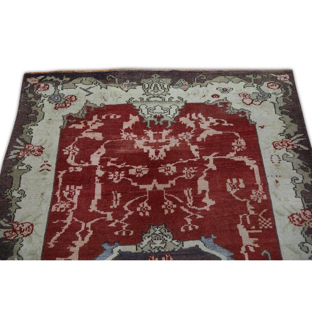 Early 21st Century Oriental Hand Knotted Rug Turkish Anatolian 4'9" x 8'3" For Sale - Image 5 of 6