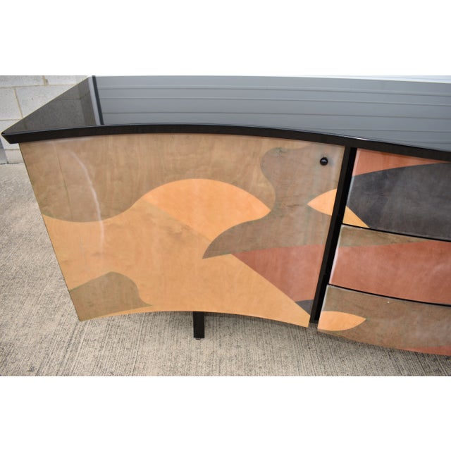 1980s 1980s Vintage Carlo Malnati Colorful Italian Credenza For Sale - Image 5 of 13