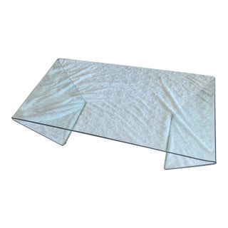 Bent Glass, a Modern Coffee Table For Sale