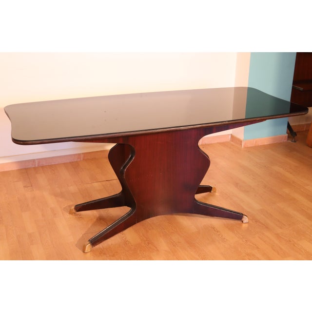 1950s Vintage Dining Room Suite by Osvaldo Borsani for Fratelli Turri, Italy, 1950s, Set of 9 For Sale - Image 5 of 18