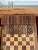 Vintage Mid-Century Inlaid Wood & Brass Tabletop Game Set Backgammon, Chess, Dominoes, Dice , Made in England For Sale In Los Angeles - Image 6 of 17