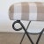 Panoplie Iron Double Loop Bench, Tan Gingham For Sale - Image 9 of 9