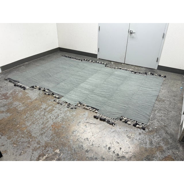 Contemporary 7ft 6in × 11ft Baxter Fringes Area Rug For Sale - Image 3 of 12