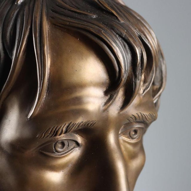 Seneca Bust in Bronze For Sale - Image 4 of 9