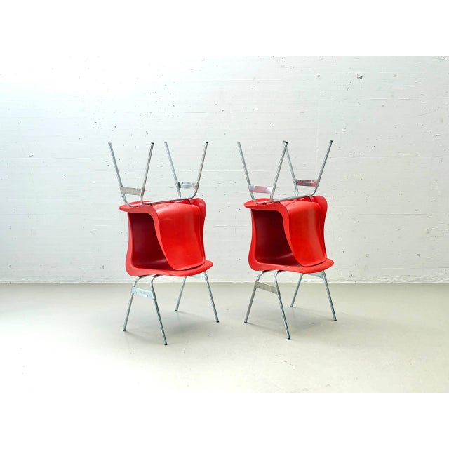Vintage Stacking Chair from Lübke, 1970s For Sale - Image 11 of 18