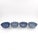 A gorgeous, curated set of four Japanese porcelain bowls, each featuring a distinct blue and white pattern. Crafted in...