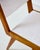 Mid-Century Modern Vintage Wooden Chair with Grey Upholstery, 1970s For Sale - Image 3 of 5