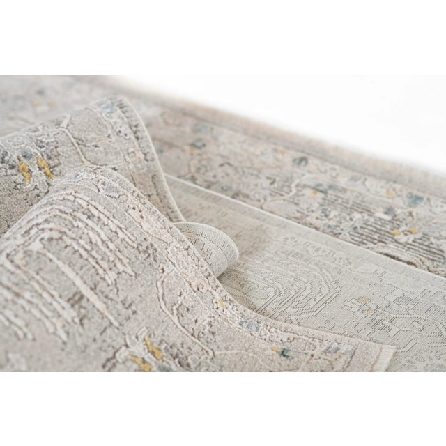 Textile Momeni Morgan Grey Machine Made Area Rug 7'10" X 10'10" For Sale - Image 7 of 8