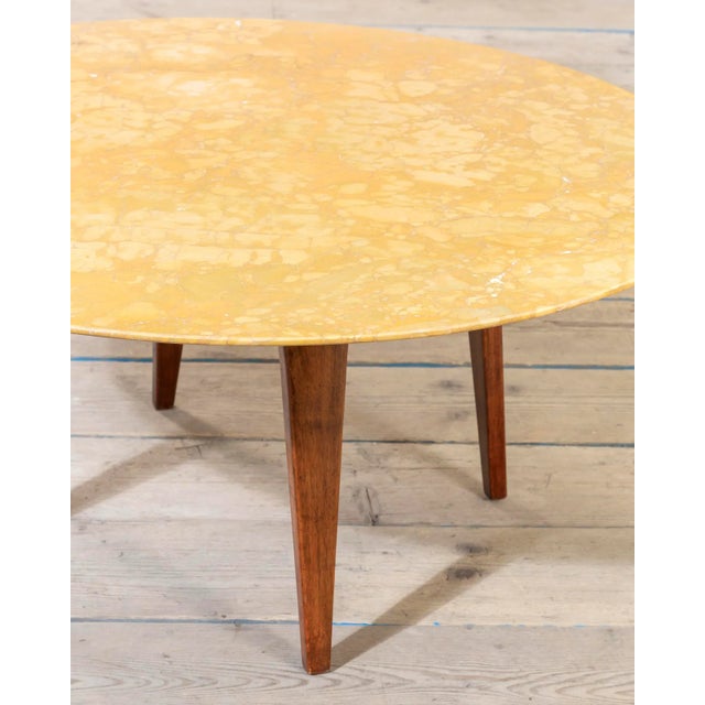 Mid-Century Modern Marble and Wooden Coffee Table by Gio Ponti, 1951 For Sale - Image 3 of 7