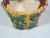 1950s Vintage Majolica Pansy Basket For Sale - Image 5 of 9