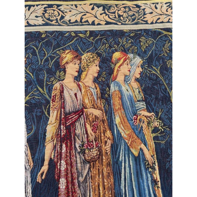 1980s Large Jaquar Tapestry with Marriage Design, 1980s For Sale - Image 5 of 18