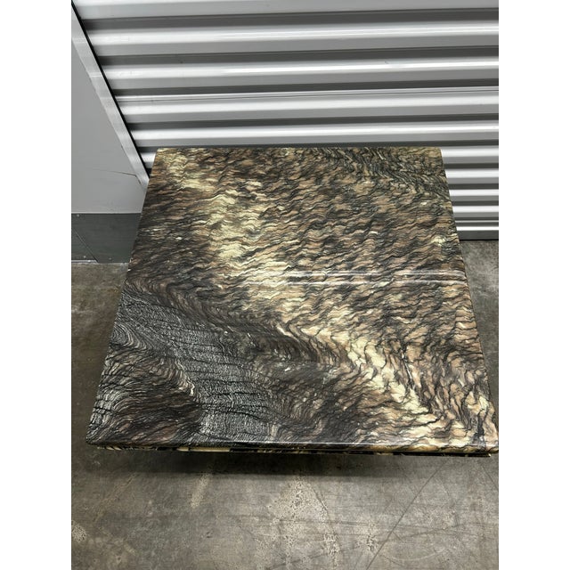 Vintage Marble Side Table For Sale In Philadelphia - Image 6 of 12