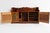 English Arts and Crafts Wall Cabinet in Brass and Oak, 1910 For Sale - Image 3 of 11