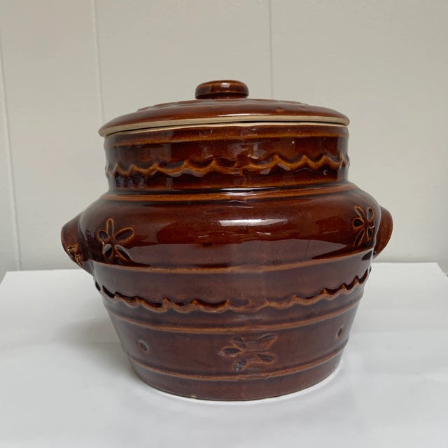 Mid-Century Mar-Crest Baked Bean Pot For Sale In Dallas - Image 6 of 6