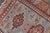 Antique Persian Serapi Runner, Light Blue and Rust Geometric Design 2'8" X 9'8" For Sale - Image 4 of 10