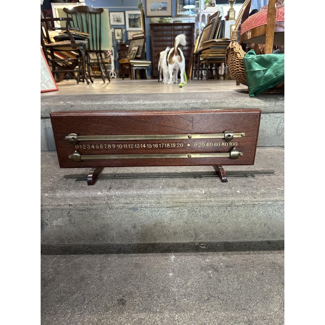 English Billiard Scoreboard, 1940s For Sale - Image 4 of 8