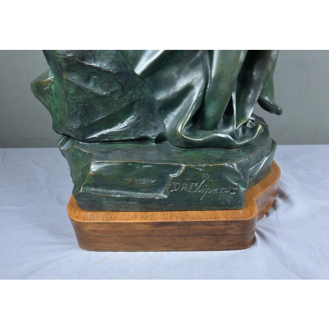 Chiparus, Sculpture The Thinker, 1890s, Bronze For Sale - Image 16 of 18