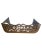 American 1920s "Home Sweet Home" Solid Brass Fireplace Fender and Fireplace Dogs Set- 3 Pieces For Sale - Image 3 of 11