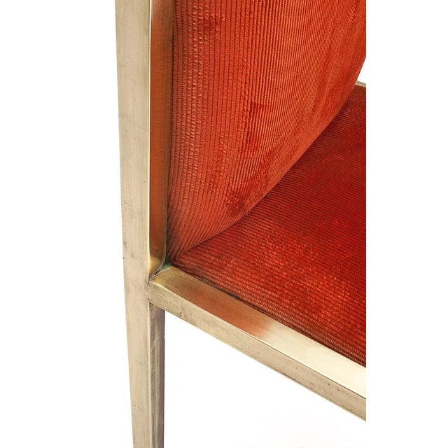 Italian Brass Chairs, 1950s, Set of 4 For Sale - Image 12 of 13