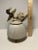 Contemporary Studio Art Pottery Fallen Angel Porcelain Lidded Gilded Jar For Sale - Image 9 of 10