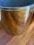 Habitat 1970s Paul Mayen for Habitat Architectural Supplements Mirrored Gold Drum Cylinder Planter For Sale - Image 4 of 8
