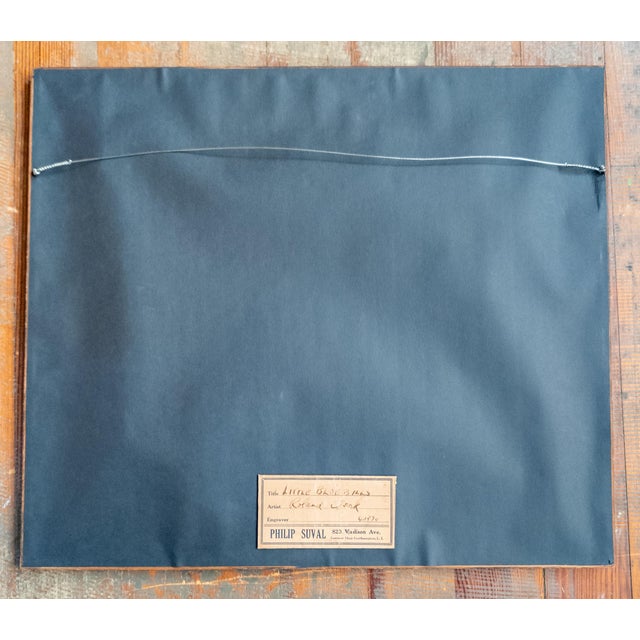 Early 20th Century Drypoint Etching Print of "Little Blue Bills" by Roland Clark For Sale - Image 12 of 13