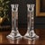 A sophisticated pair of vintage Austrian candlesticks by Toscany Crystal. Crafted from 24% lead crystal, each candlestick...