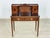 Antique Sheraton-Style Secretary Desk with Leather, 1960s For Sale - Image 17 of 17
