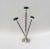 1940s Art Deco Chrome 3-Fold Hat Stand For Sale - Image 5 of 18